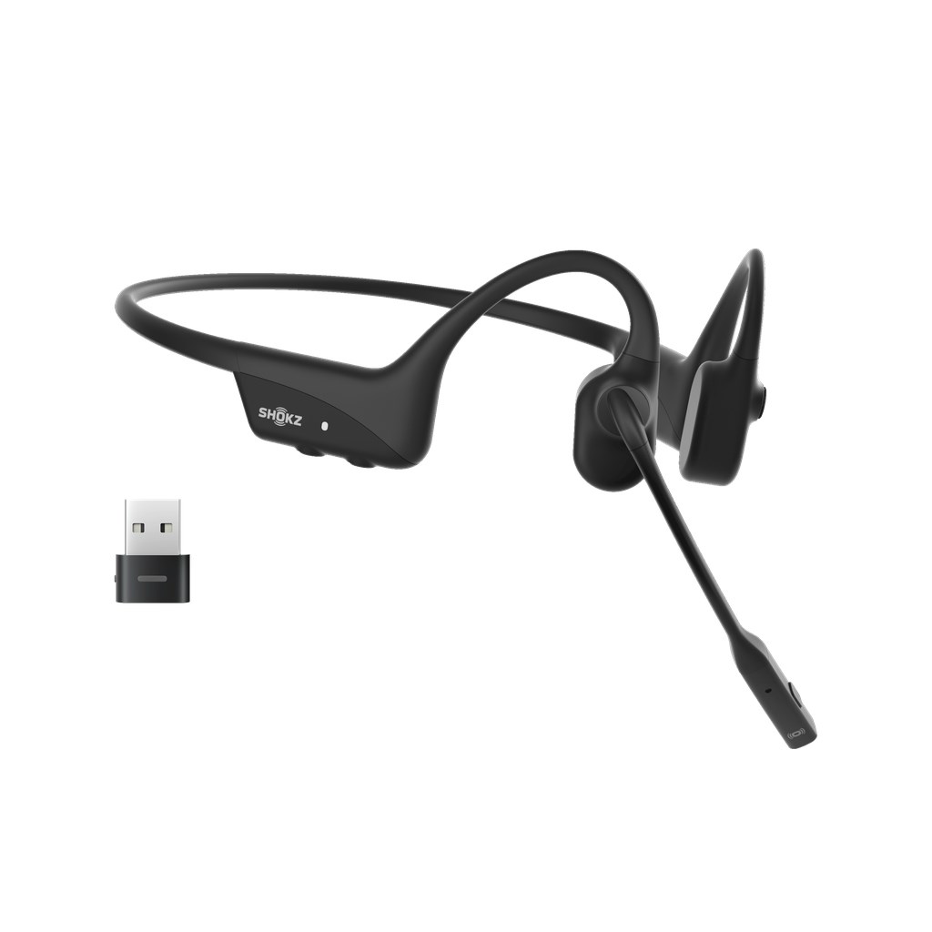 SHOKZ OpenComm2 UC 2025 Upgrade Headset Black
