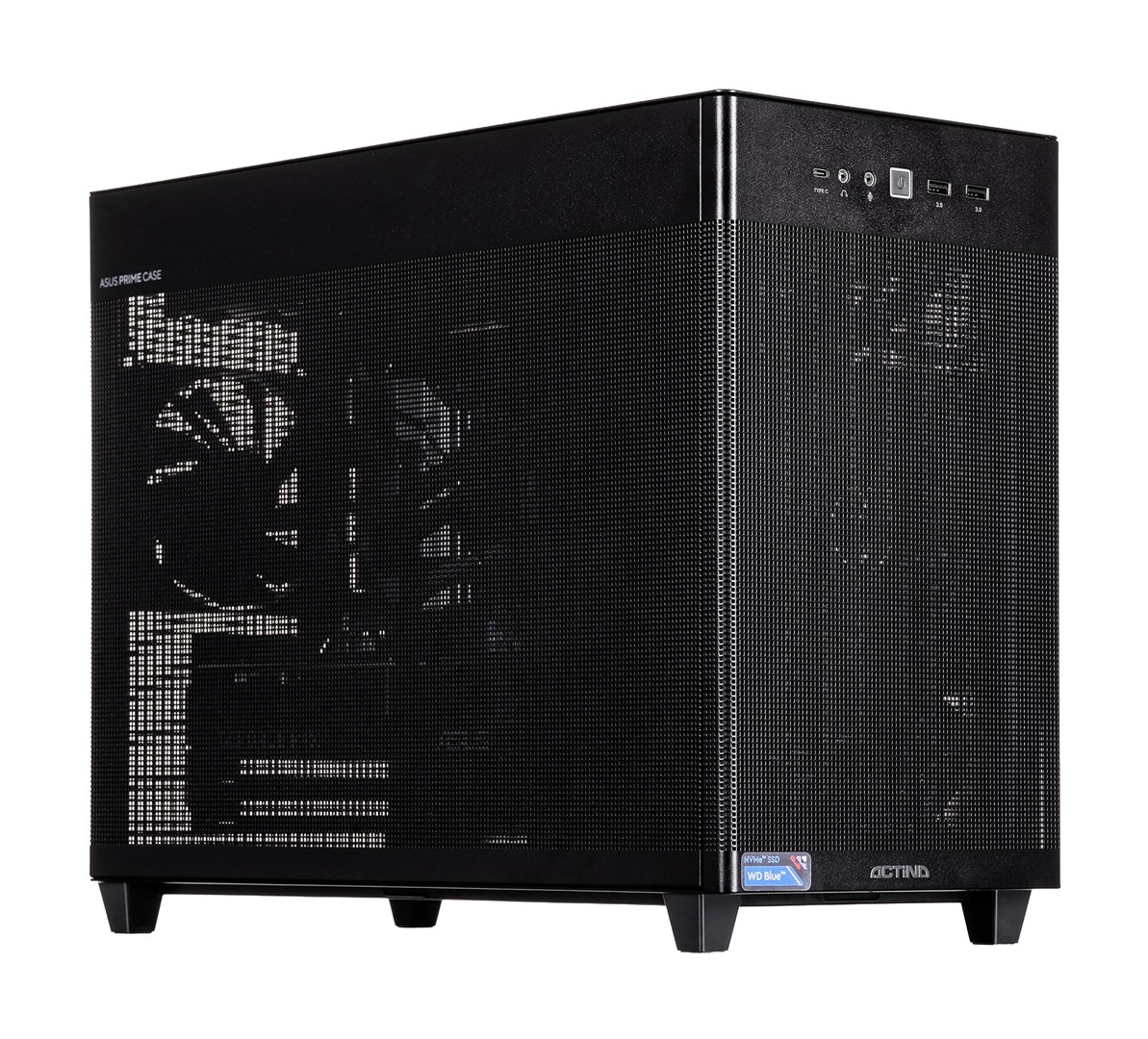 Actina AMD Ryzen 5 9600X KOMACNGIP0491 Desktop PC 1 TB Black