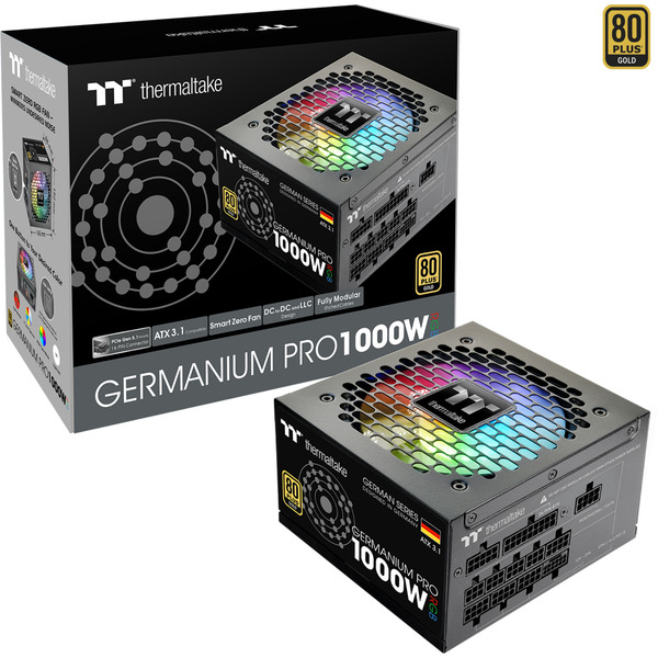 Thermaltake Germanium Pro RGB 1000W Power Supply Black