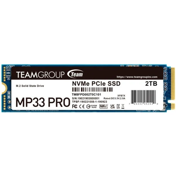 Team Group MP33 PRO 2 TB SSD M.2 PCIe 3.0 x4