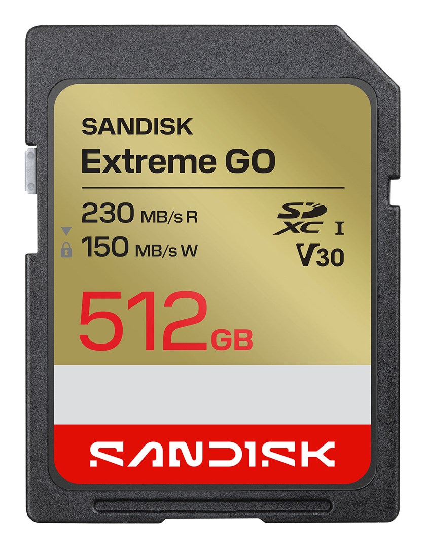 SanDisk Extreme GO SDXC Card 512 GB