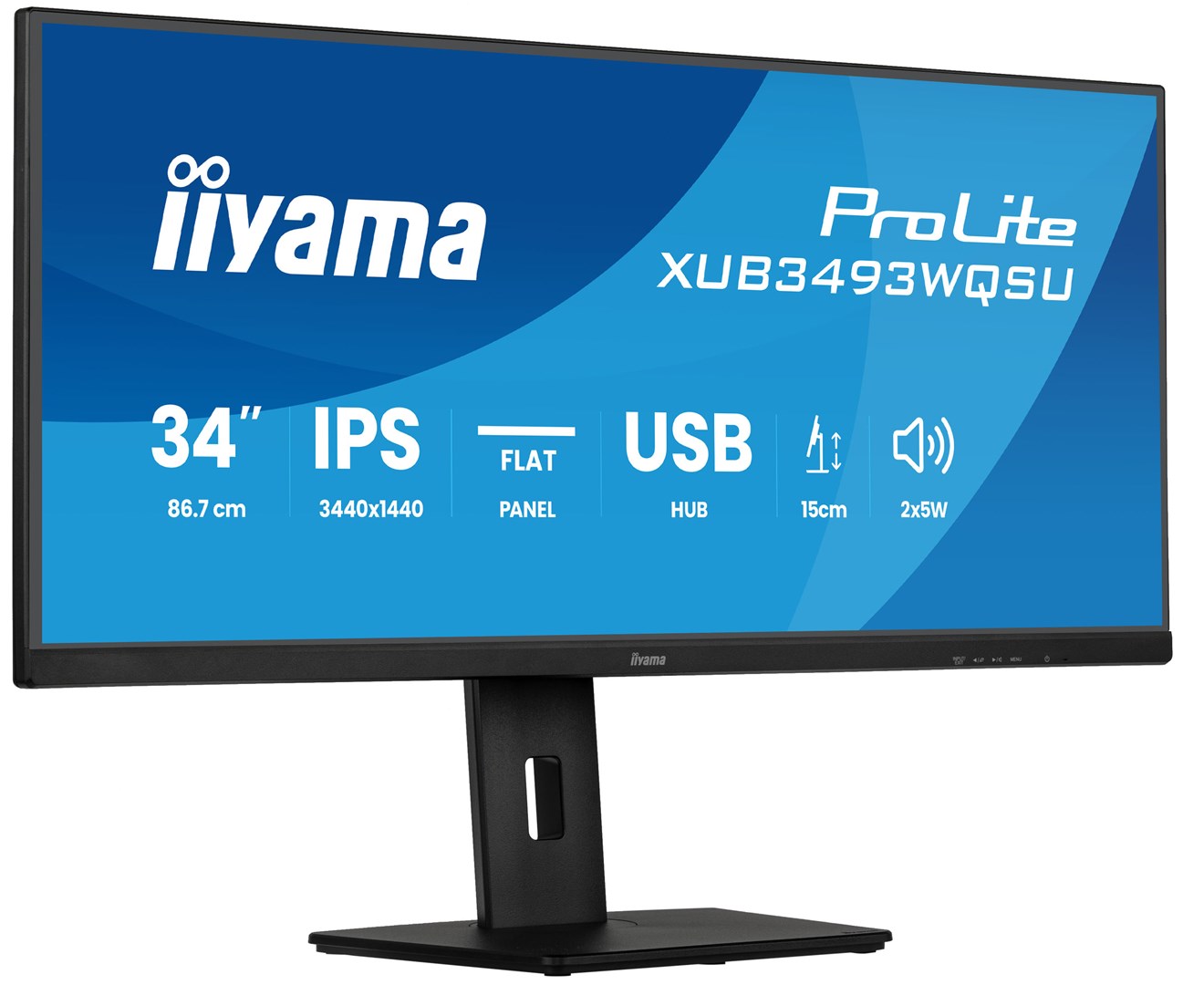 iiyama ProLite XUB3493WQSU-B6 Monitor Black