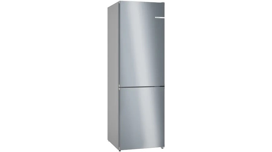 Bosch Serie 4 KGN362IDF Fridge-Freezer, 321 L, Stainless Steel