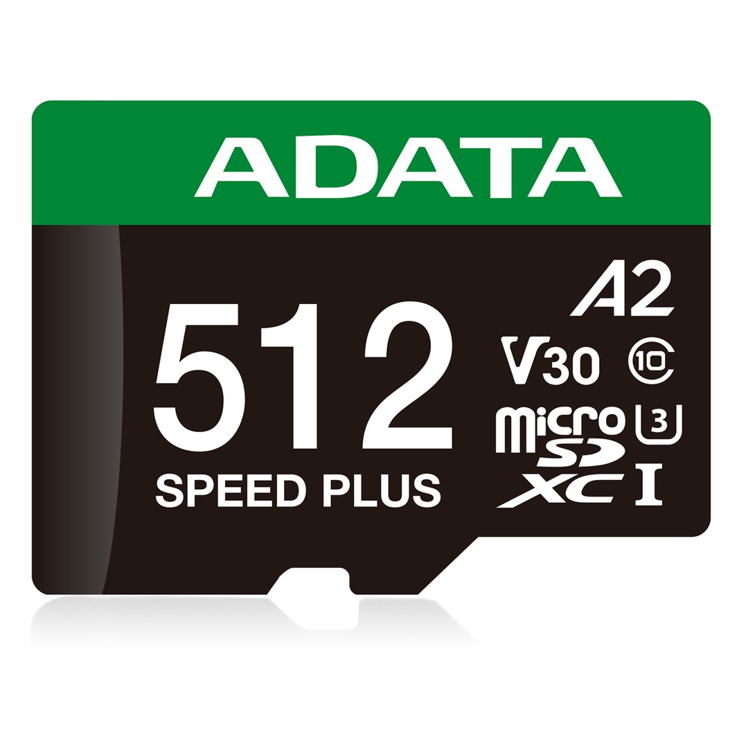 ADATA Speed Plus microSDXC Card 512 GB with SD Adapter