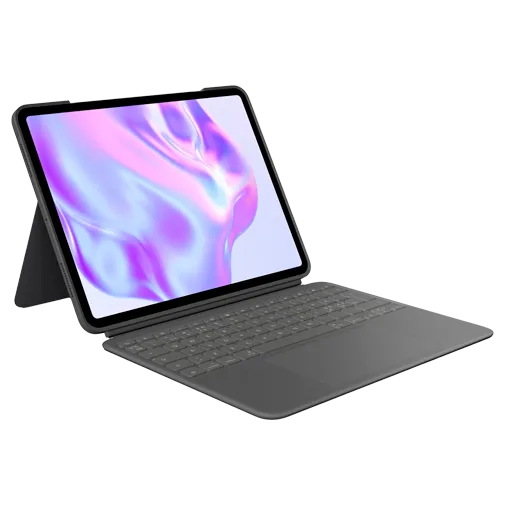 Logitech Combo Touch Keyboard Case Apple iPad Pro 13 (2024/2025) Grey QWERTY UK