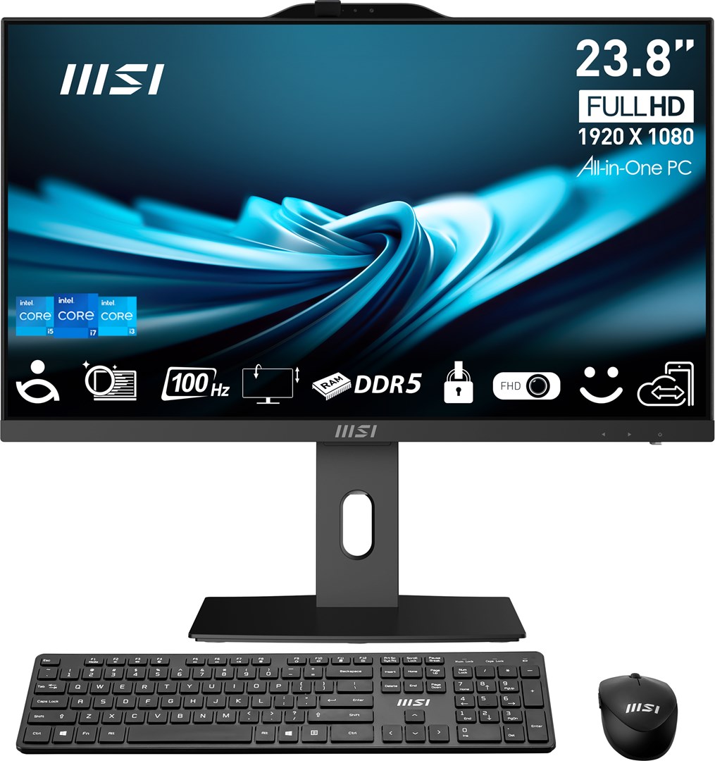 MSI PRO AP242P 14M-813EU All-in-One PC 1 TB Black
