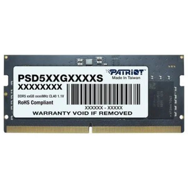 Patriot Signature PSD516G480081S Memory SO-DIMM 16GB DDR5-4800 1 module Black