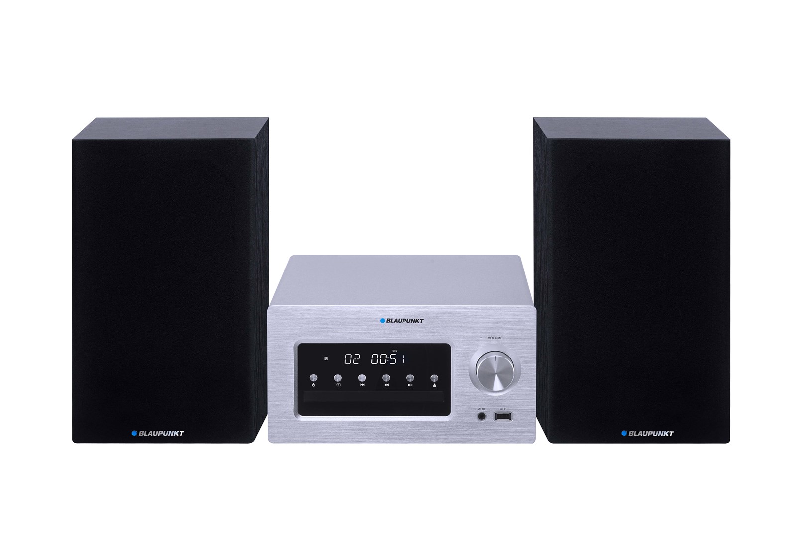 Blaupunkt MS70BT loudspeaker Black, Grey Wired & Wireless 140 W Wired and wireless