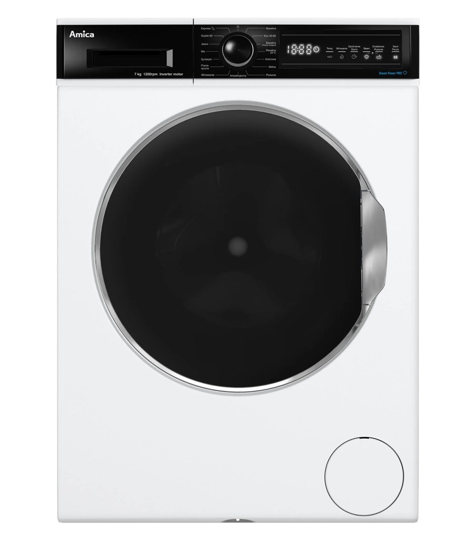 Amica WA3S712ALiSHB 7 kg Front-Loading Washing Machine