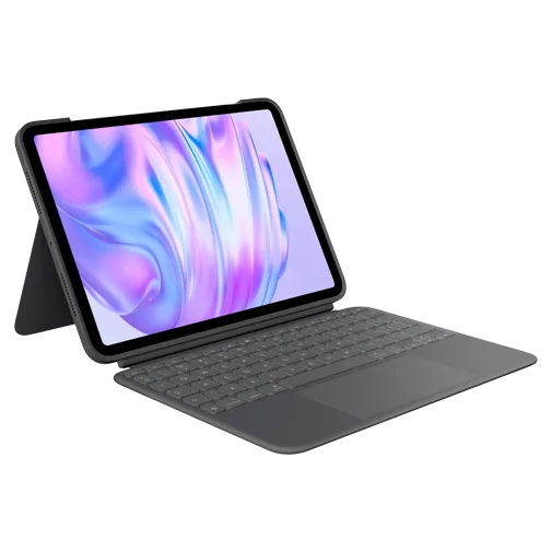 Logitech Combo Touch Keyboard Case Apple iPad Pro 11 (2024/2025) Grey QWERTY UK