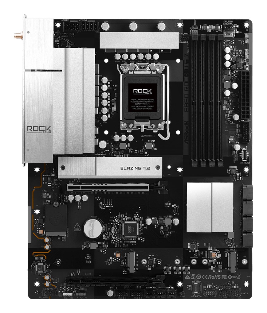 Asrock B860 Rock WiFi 7 Motherboard