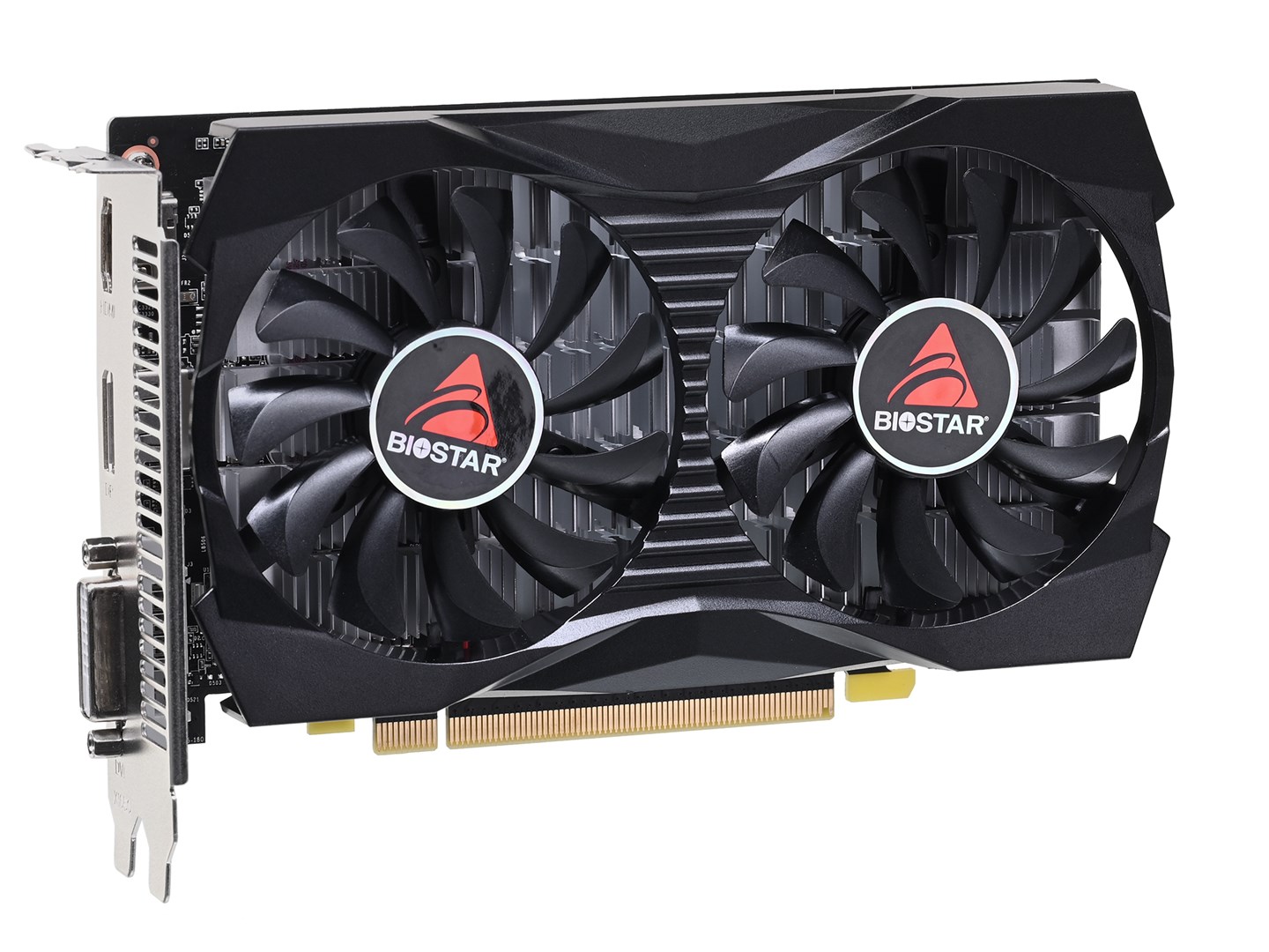 Biostar VN1055XF41 GeForce GTX1050 Graphics Card 4 GB Black/Grey