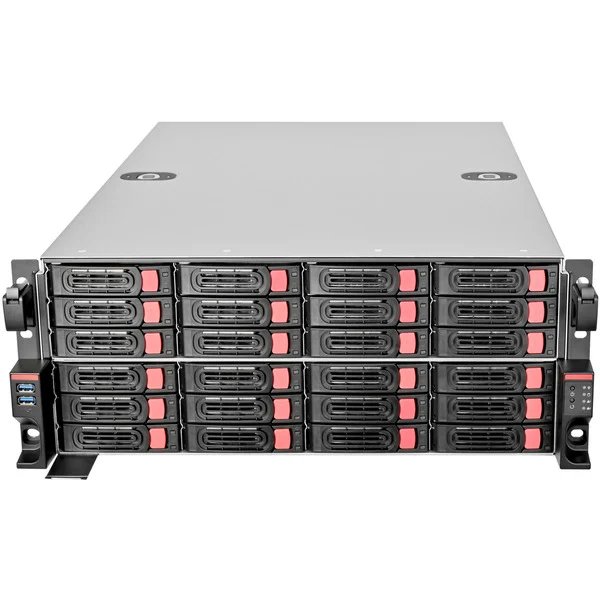 SilverStone SST-RM43-324-RS, Rack Computer case Black / Red