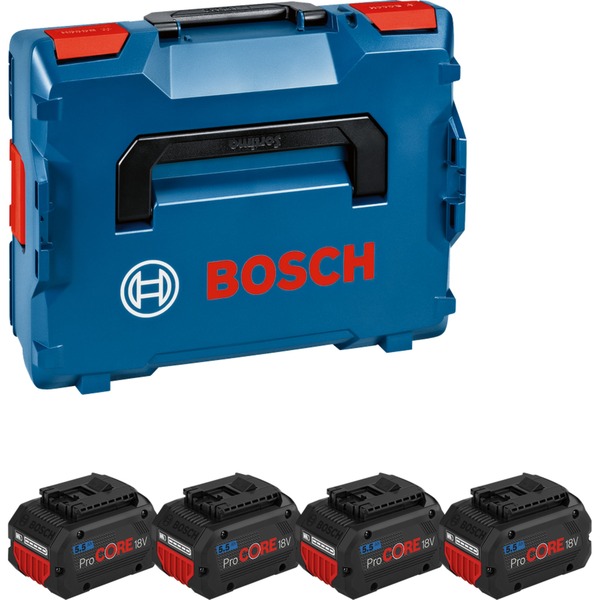 Bosch Professional ProCORE 18V 5.5Ah Li-ion rechargeable batteries, 5500mAh, 4-pack