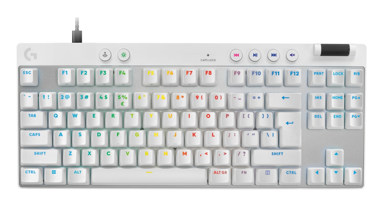 Logitech G PRO X TKL Rapid 920-013242 Keyboard US International White