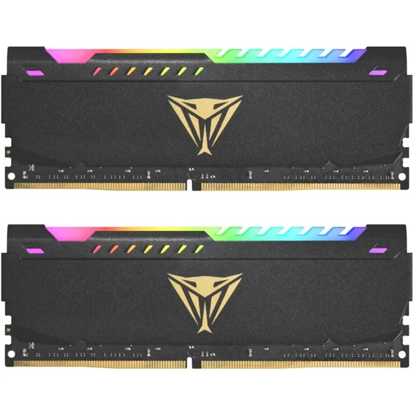 Patriot Viper Steel RGB PVSR432G360C8K Memory 32GB DDR4-3600 2x16GB Black