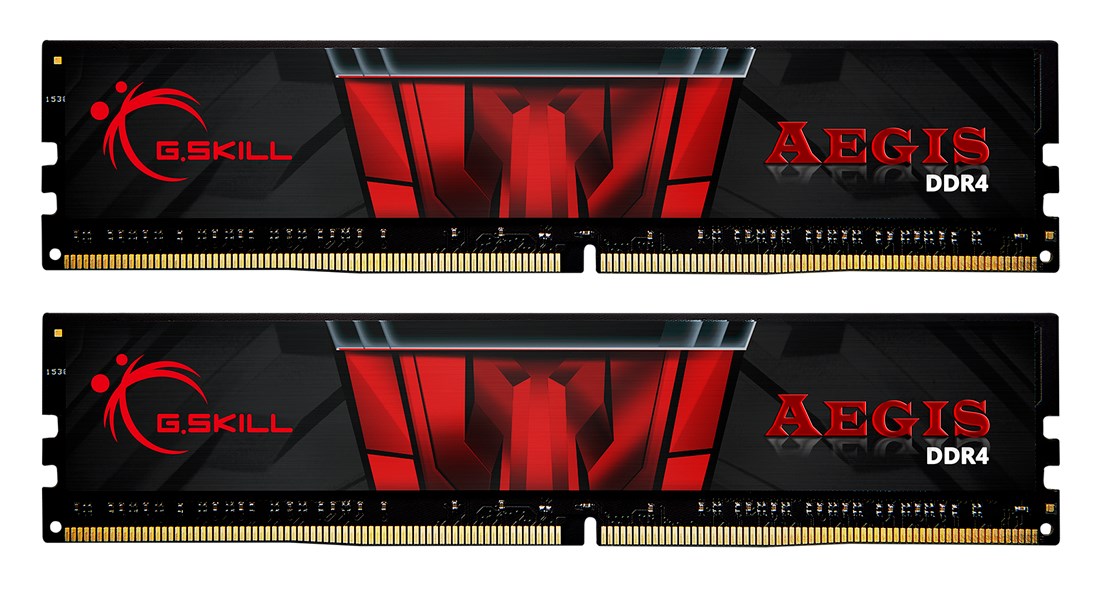 G.Skill Aegis F4-3200C16D-32GIS Memory 32GB DDR4-3200 CL16 2x16GB