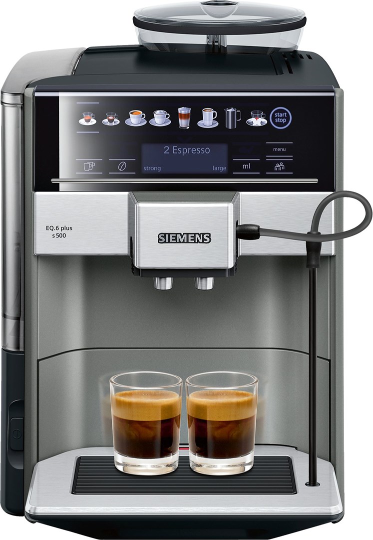 Siemens Coffee maker TE655203RW Countertop Black, Grey, Silver