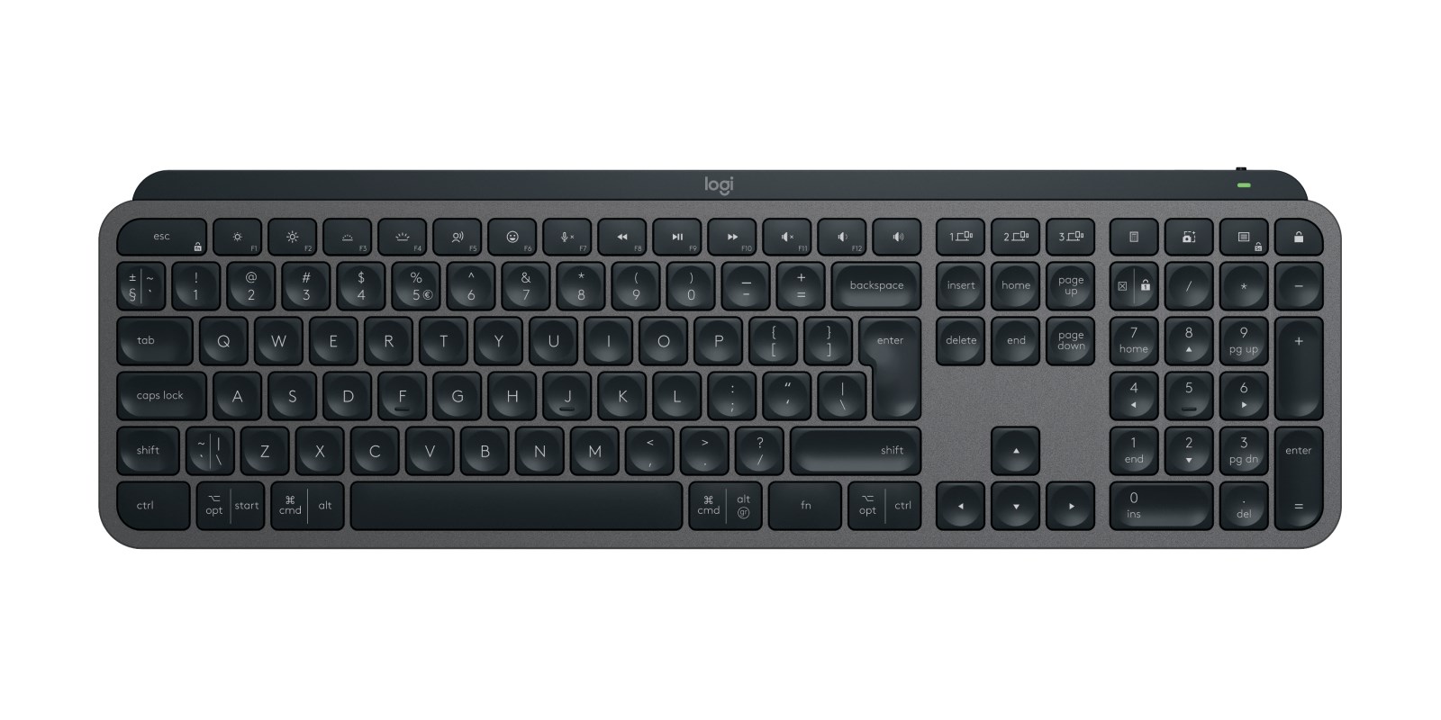 Logitech 920-010933 Keyboard and Mouse Set US Graphite