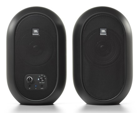 JBL 104-BT Bluetooth Desktop Monitor Speakers, Black (Pair)
