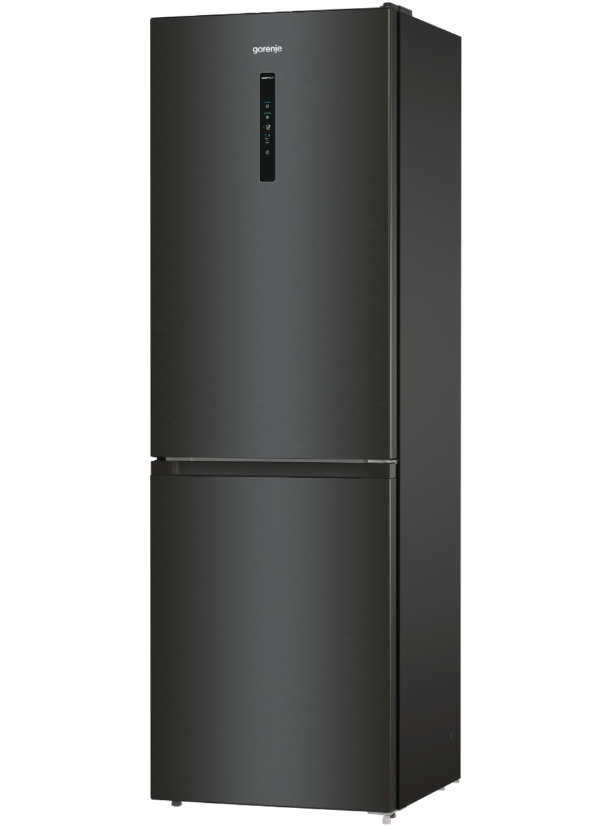 Gorenje NRK619EABXL4 Freestanding Fridge Freezer, 300 L, Black