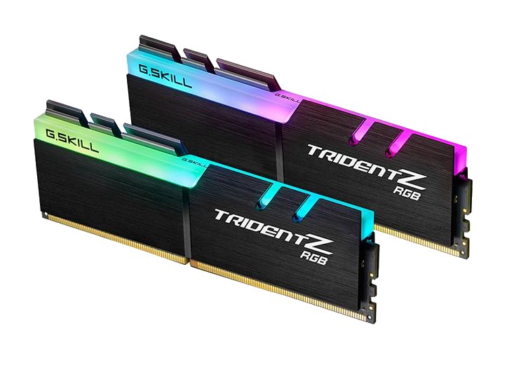 G.Skill Trident Z RGB F4-3200C16D-16GTZR Memory 16GB DDR4-3200 CL16 2x8GB Black