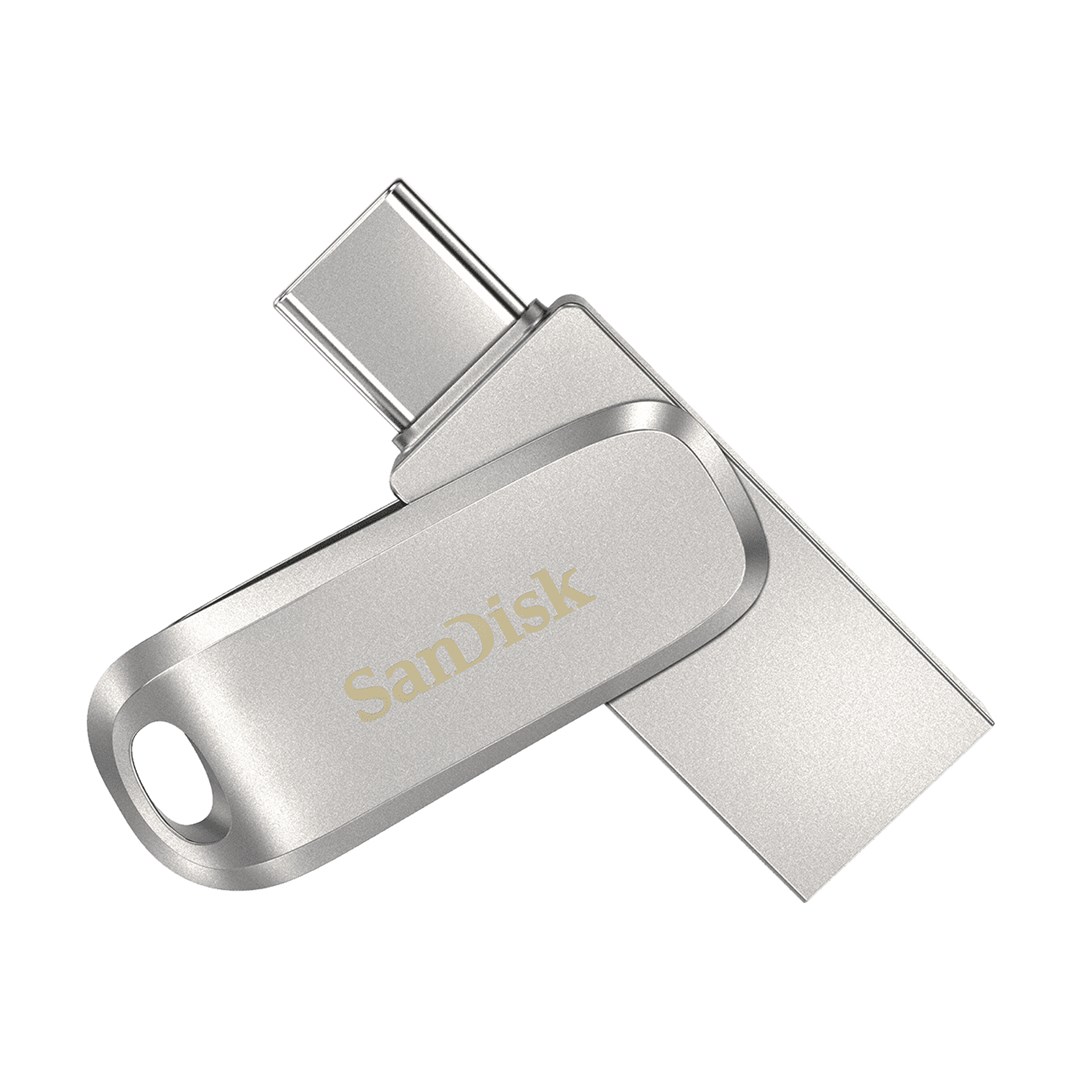 SanDisk Ultra Dual Drive Luxe USB flash drive 1000 GB Silver SDDDC4-1T00-G46