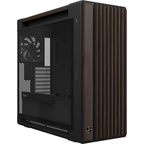 ASUS PROART PA602 WALNUT WOOD TG PWM MODERN PC Case Brown / Wood