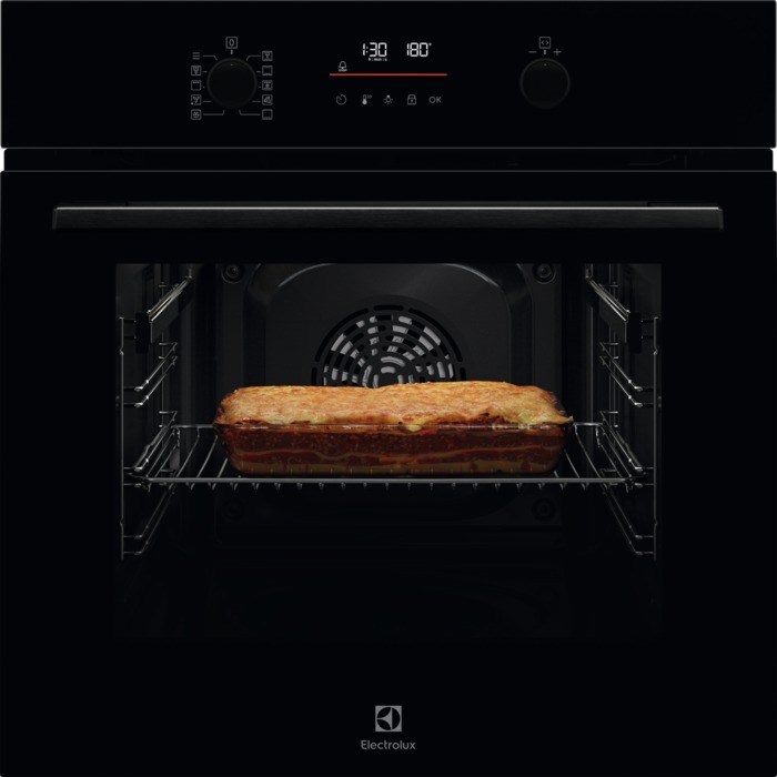 Electrolux EOF6P76BZ 65-litre built-in pyrolytic oven, black
