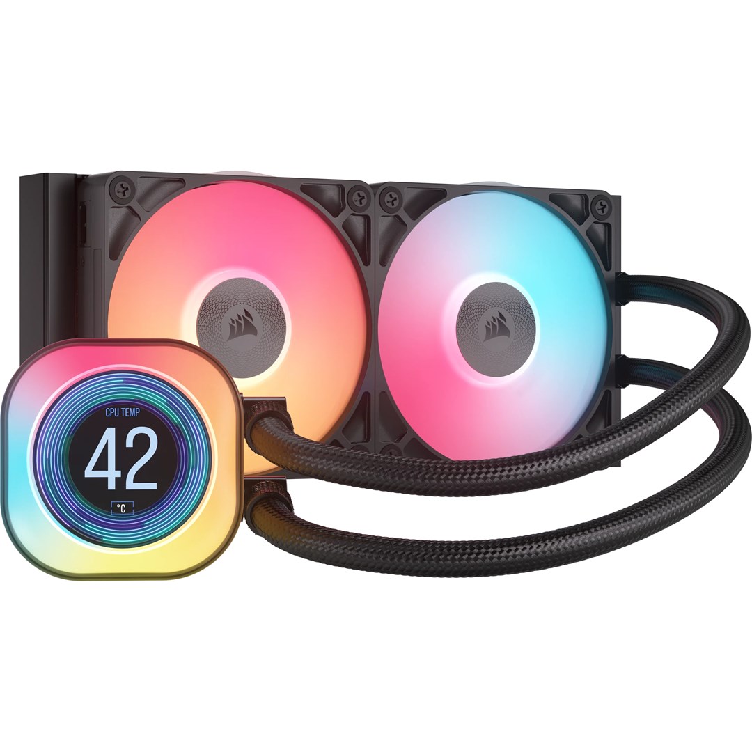 Corsair iCUE LINK TITAN 240 RX LCD CPU Cooler - Black