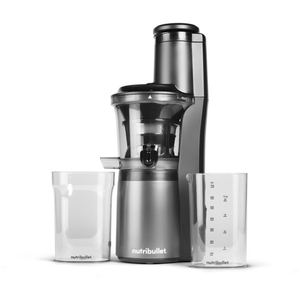 nutribullet NBJ500 Slow Juicer, Grey/Black