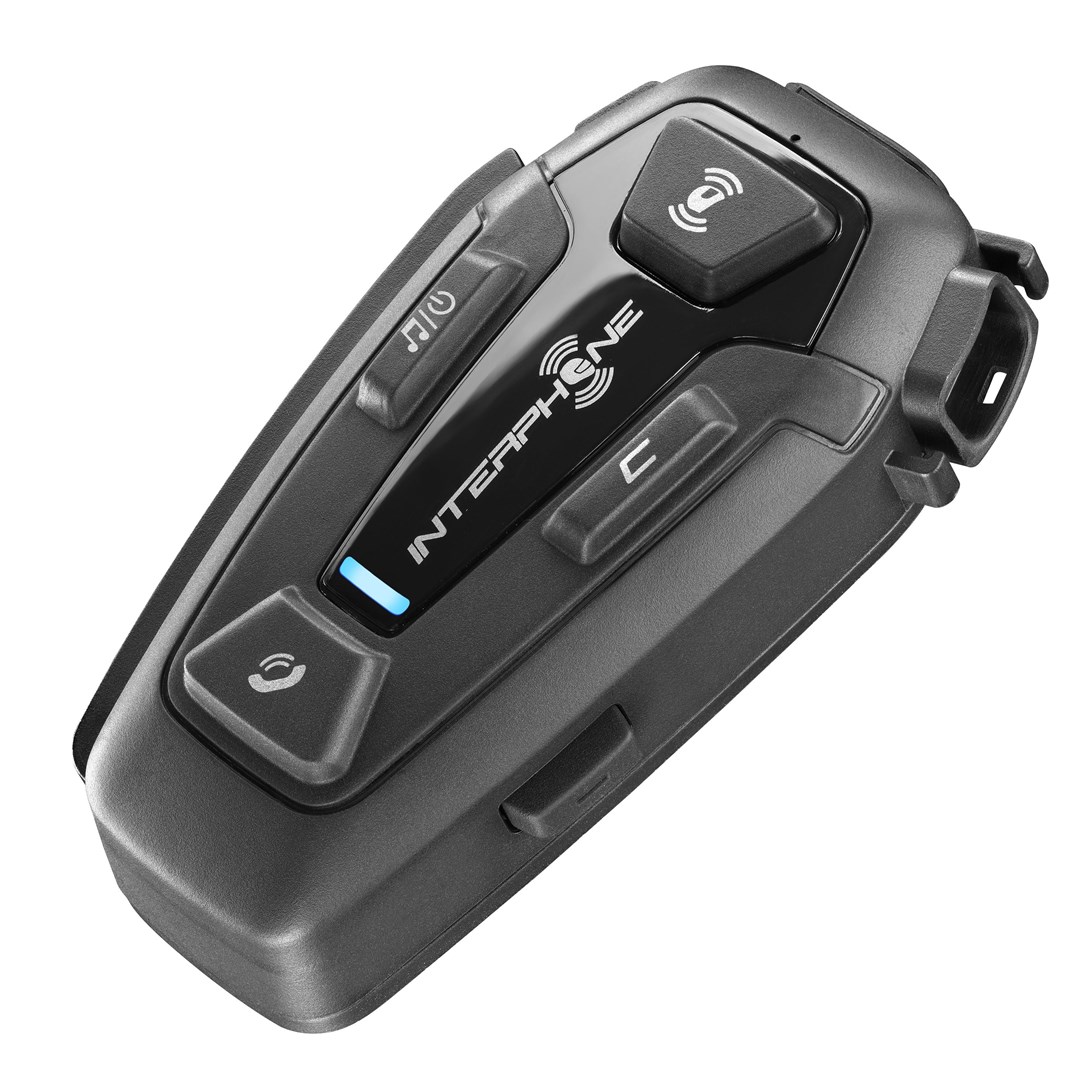 Interphone U-COM 8R Motorbike intercom 1600 m Headset Black