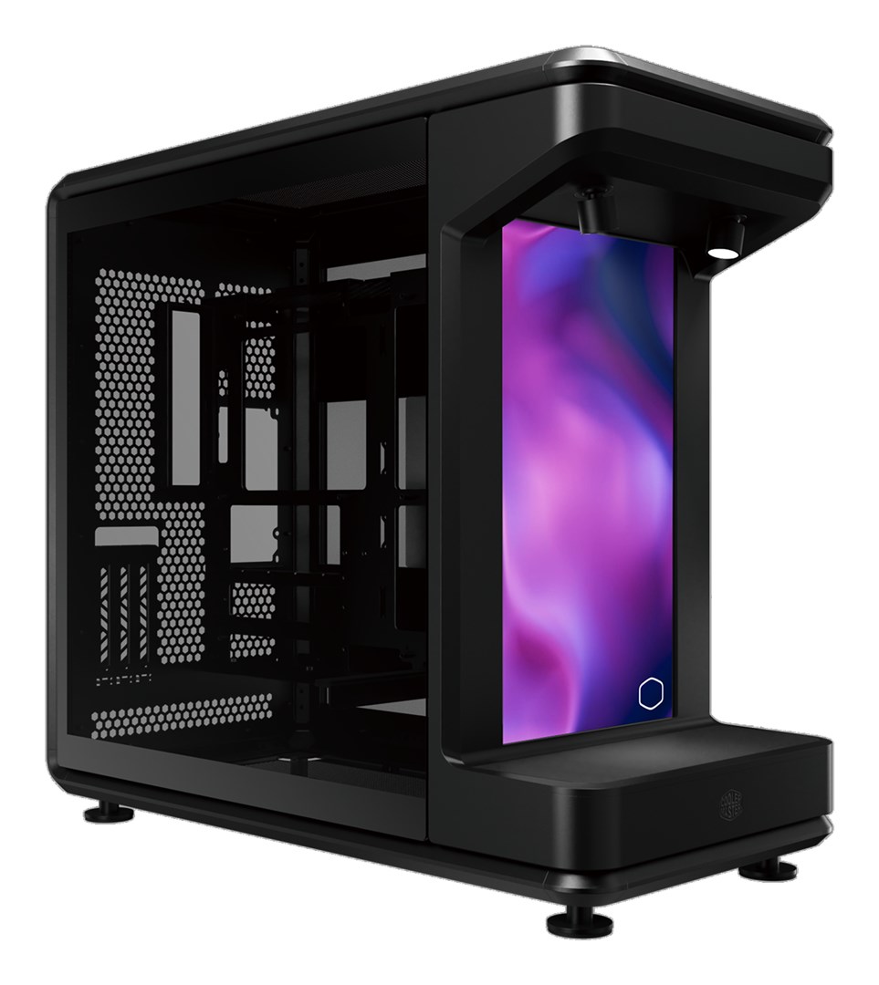 Cooler Master MasterFrame 360 Stage LCD Computer case Black ATX