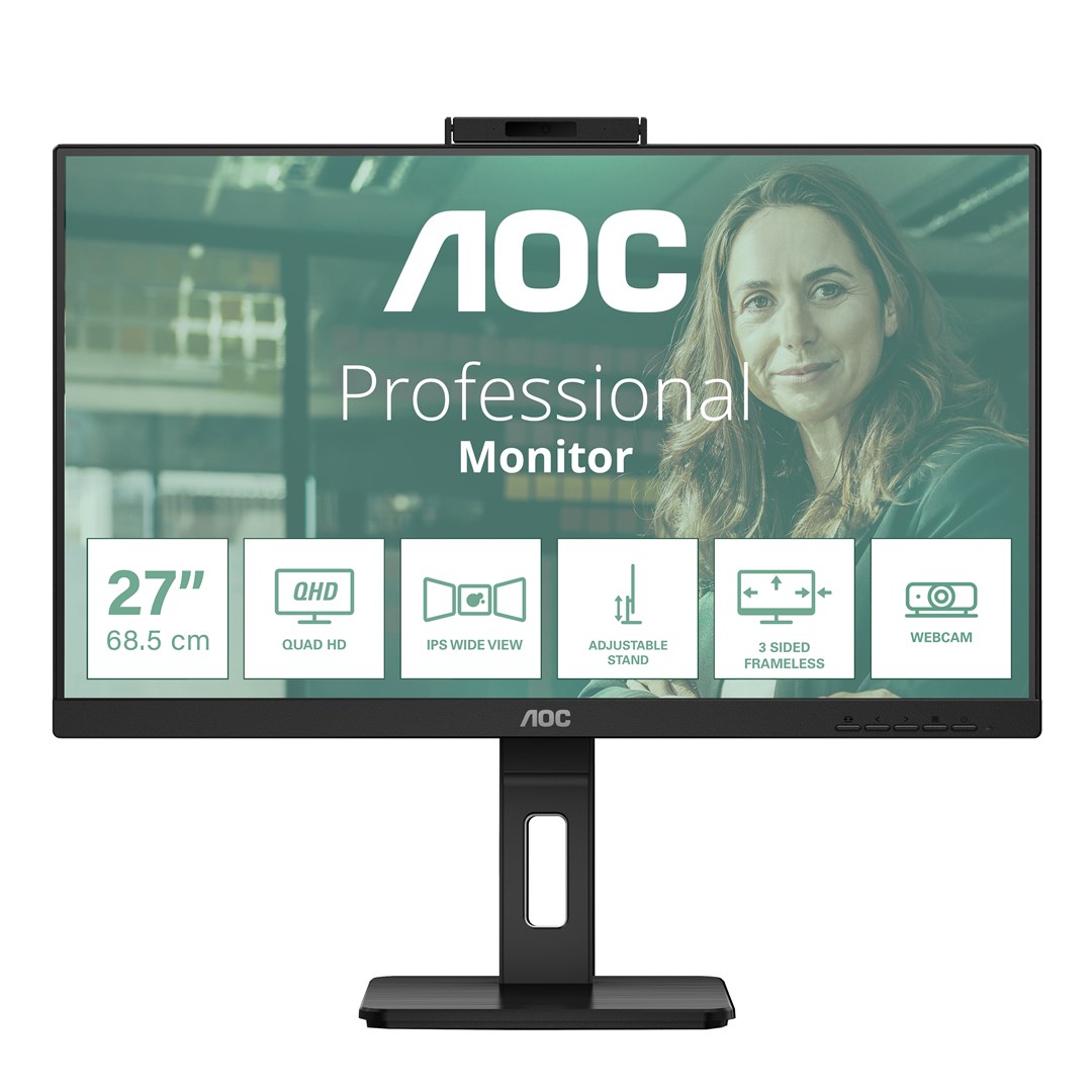 AOC Q27P3QW Monitor Black