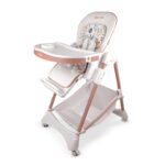 Neno Sedi Foldable Feeding High Chair White / Multicolour