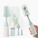 Momcozy LS002 Push-Press Bottle Brush Set, 6 Pieces