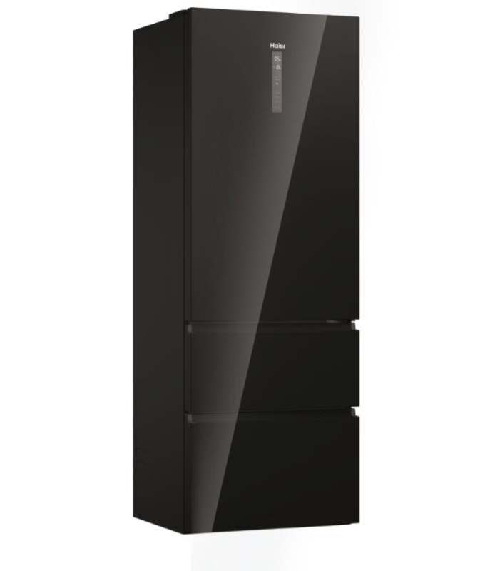 Haier HTW7720DNGB Multidoor Fridge-Freezer, 483 L, Black