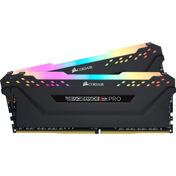 Corsair Vengeance RGB CMW32GX4M2E3200C16 Memory 32GB DDR4-3200 2x16GB Black