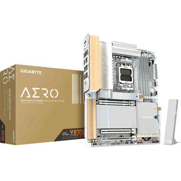 GIGABYTE X870E AERO X3D WOOD Motherboard