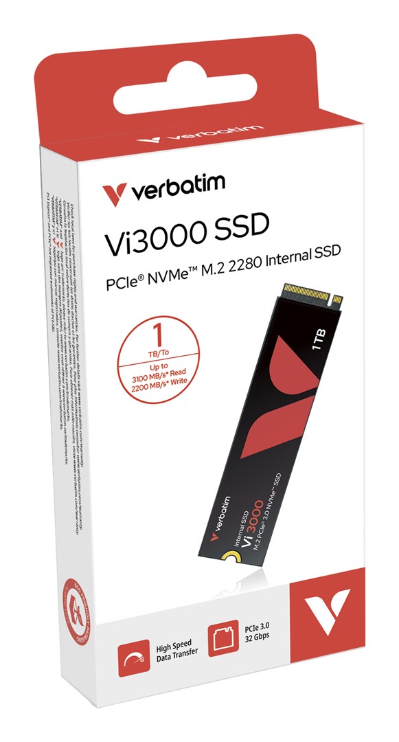 Verbatim Vi3000 1 TB SSD M.2 PCIe 3.0 x4