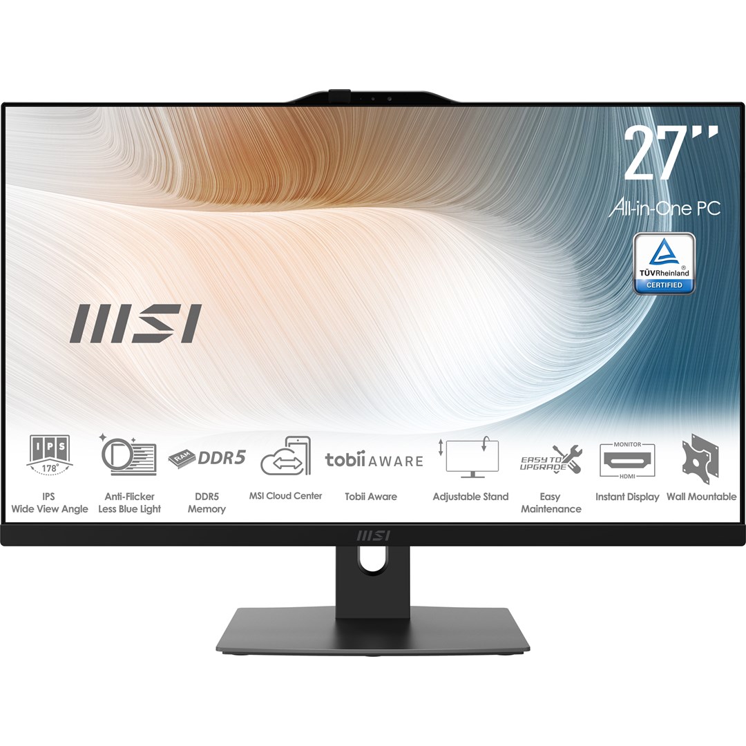 MSI Modern AM272P 1M-855EU All-in-One PC 512 GB Black