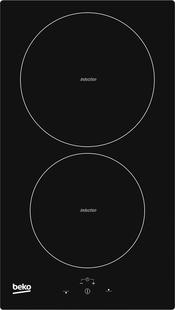 Beko HDMI32400DT Built-in Induction Hob, 2 Zones, Black