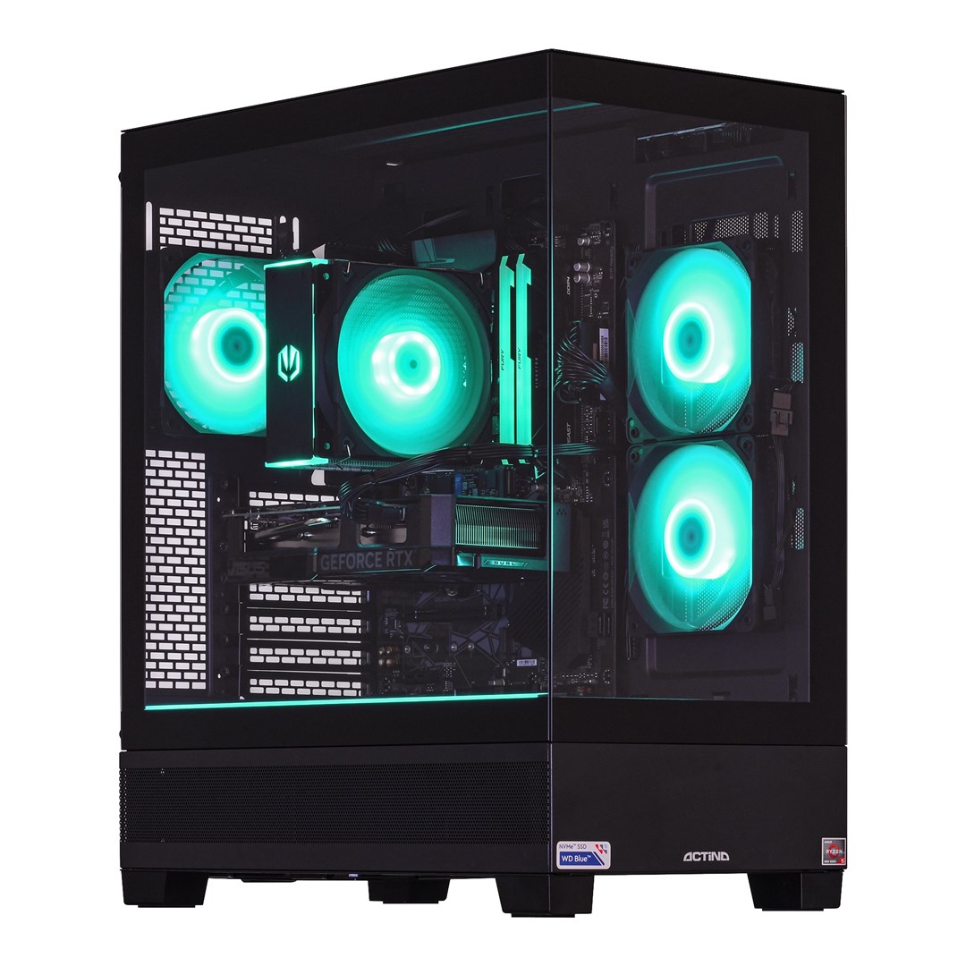 Actina AMD Ryzen 5 5600X KOMACNGIP0365 Desktop PC 1 TB Black