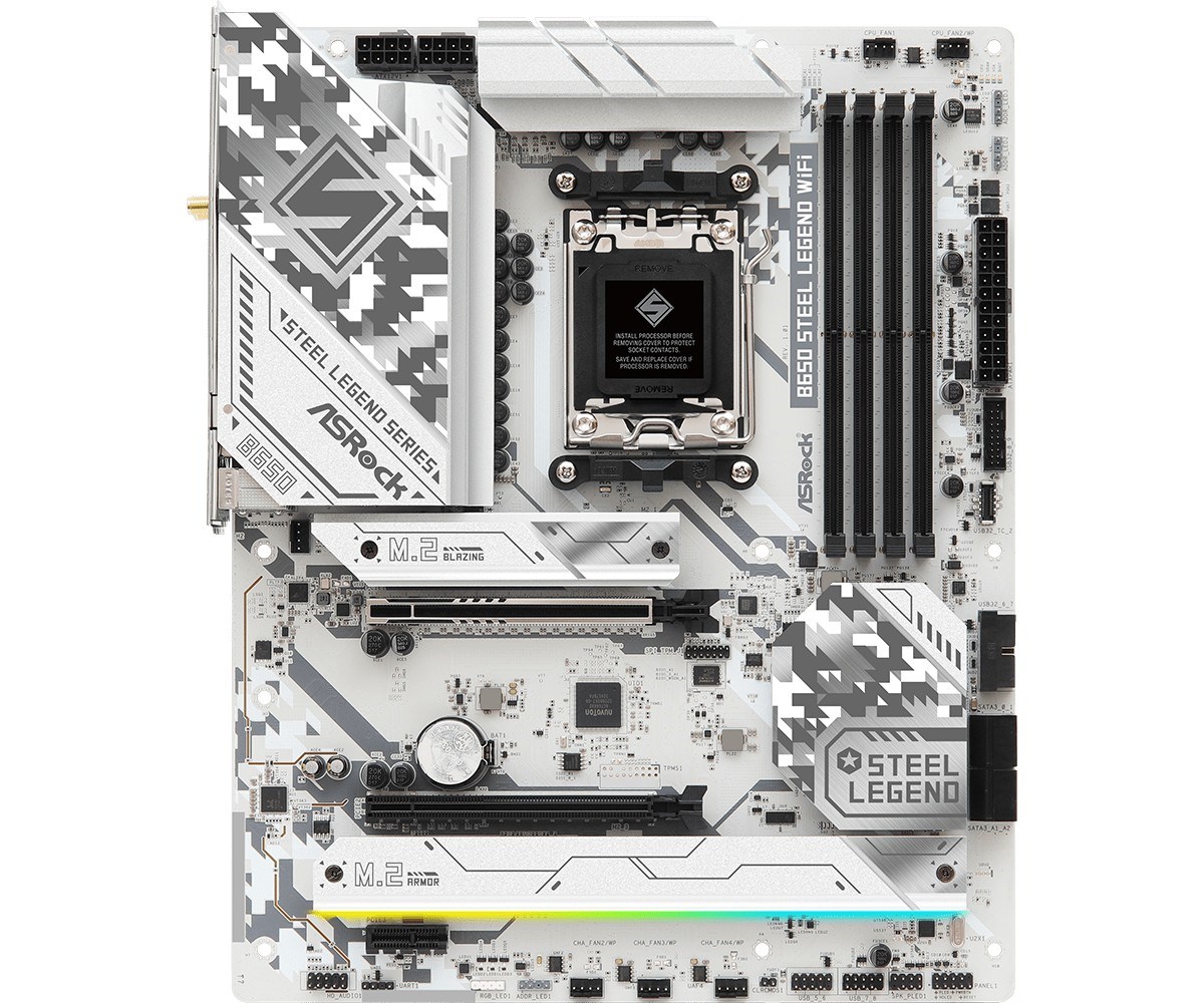ASRock B650 STEEL LEGEND WIFI Motherboard 90-MXBN90-A0UAYZ