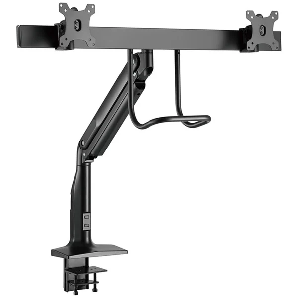 HAGOR Gasliftarm Dual Monitor Mount Black