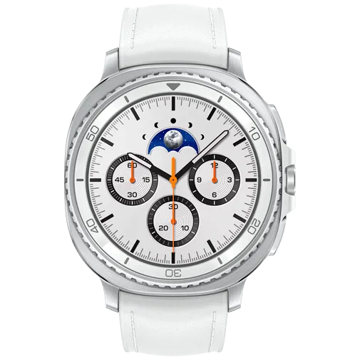 Samsung Galaxy Watch 8 Classic Silver (White Strap)