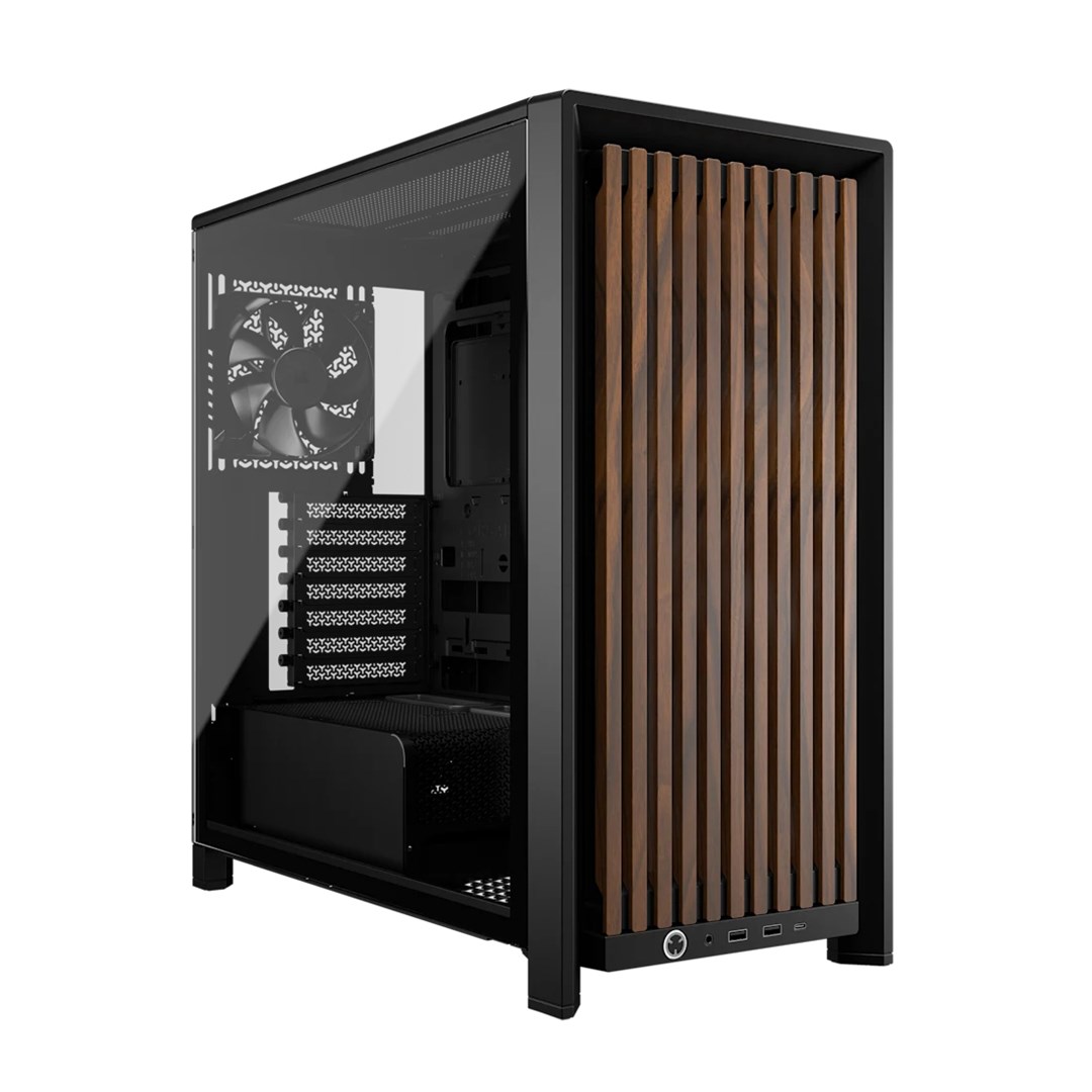 Corsair FRAME 4000D WOOD RS Computer case Black / Wood E-ATX
