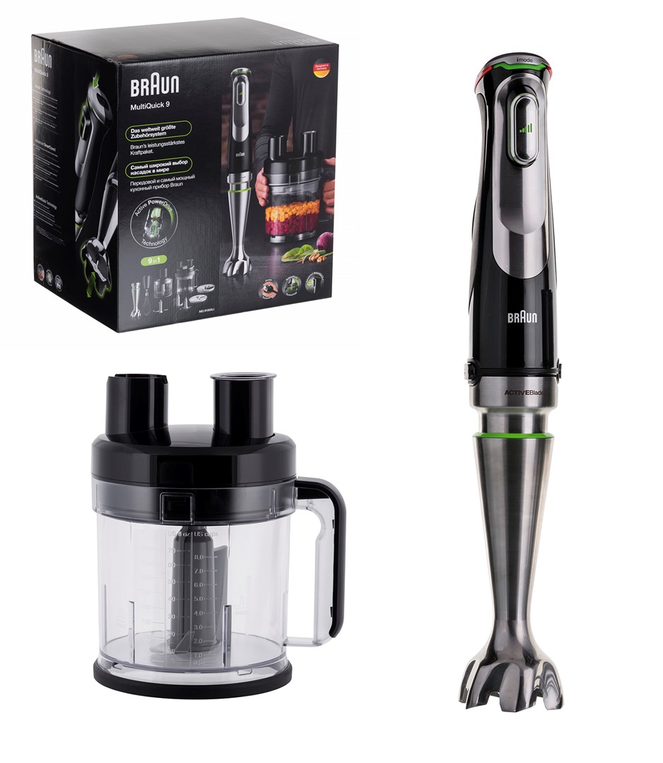Braun MultiQuick 9 MQ 9195XLI Immersion Blender, Black