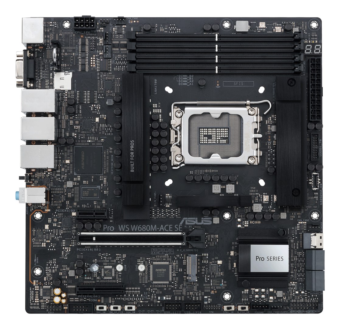 ASUS PRO WS W680M-ACE SE Motherboard