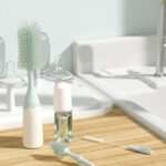 Momcozy LS002 Push-Press Bottle Brush Set, 6 Pieces